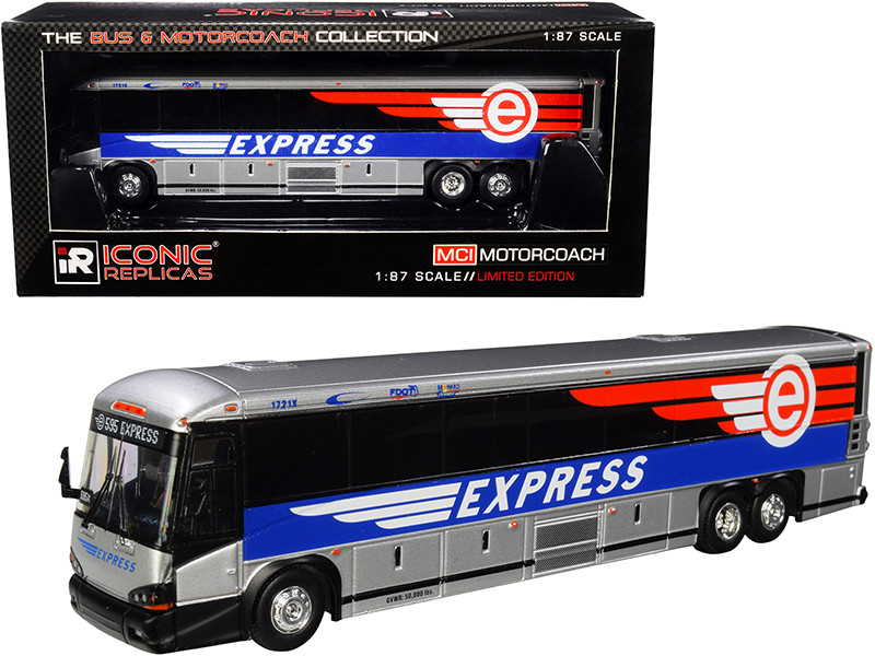 MCI D4505 Motorcoach Bus #595x Broward Express (Florida) Silver