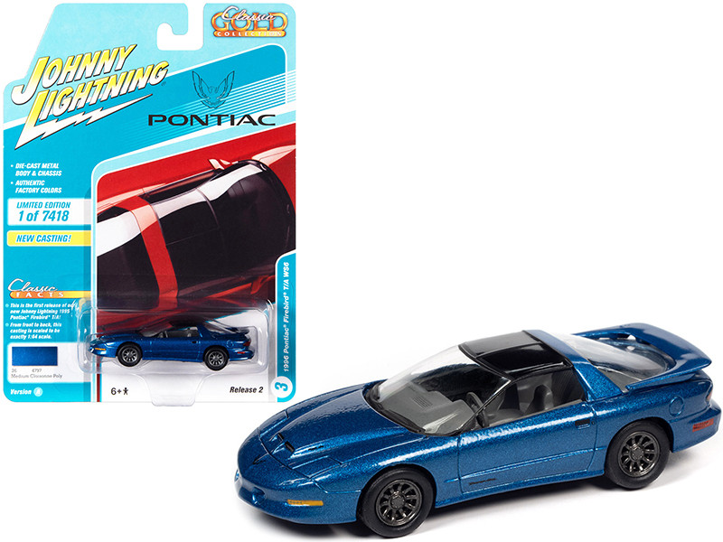 1996 Pontiac Firebird Trans Am T/A WS6 Medium Cloisonne Blue