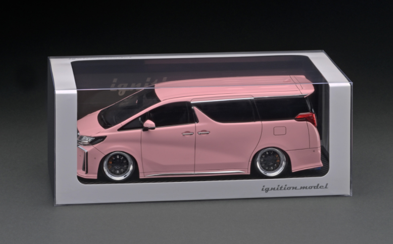 1/18 Ignition Model Toyota Alphard (H30W) Executive Lounge S Pink Resin Car Model Limited 160 Pieces
