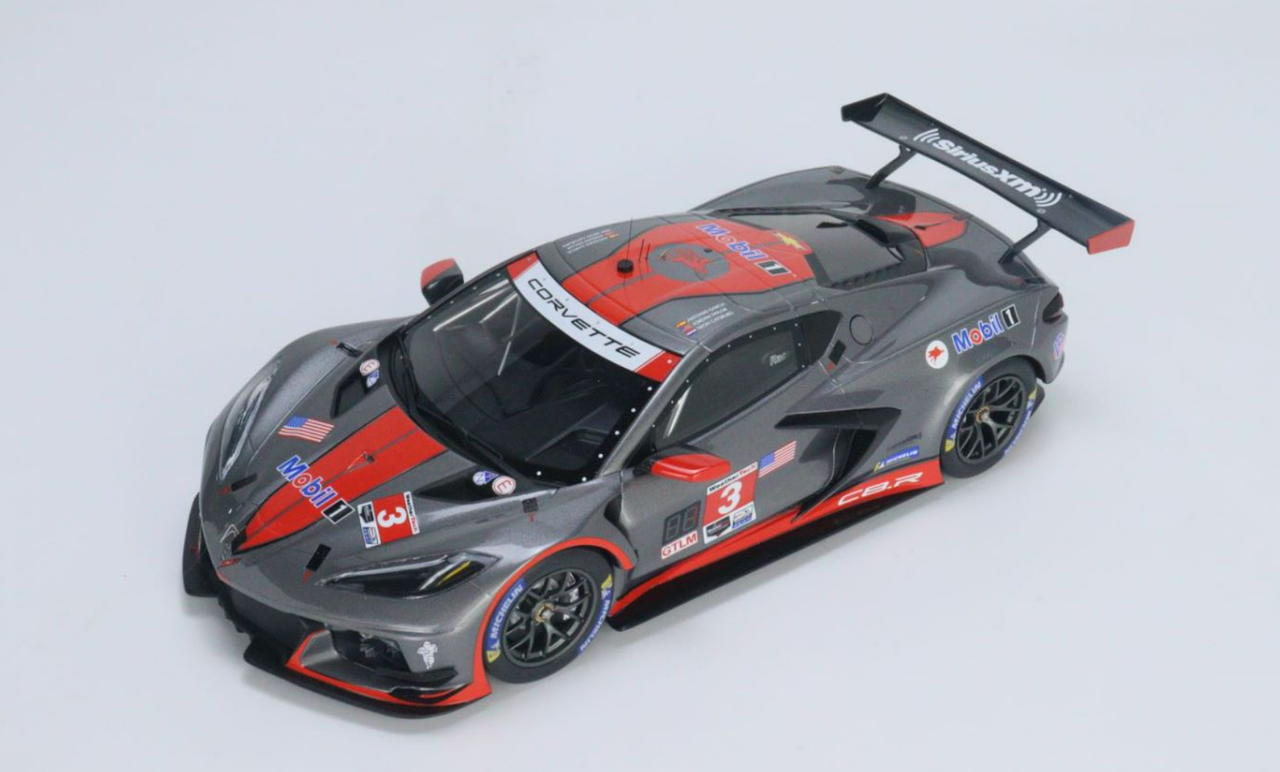 1/18 Top Speed 2021 Chevrolet Corvette C8.R #3 12h Sebring Corvette Racing Nicky Catsburg, Antonio García, Jordan Taylor Resin Car Model