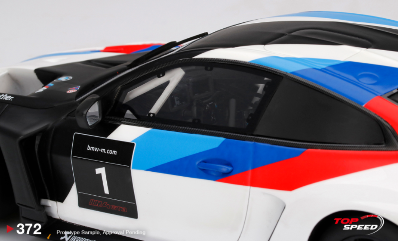 1/18 Top Speed 2021 BMW M4 GT3 #1 Presentation Car Resin Car Model