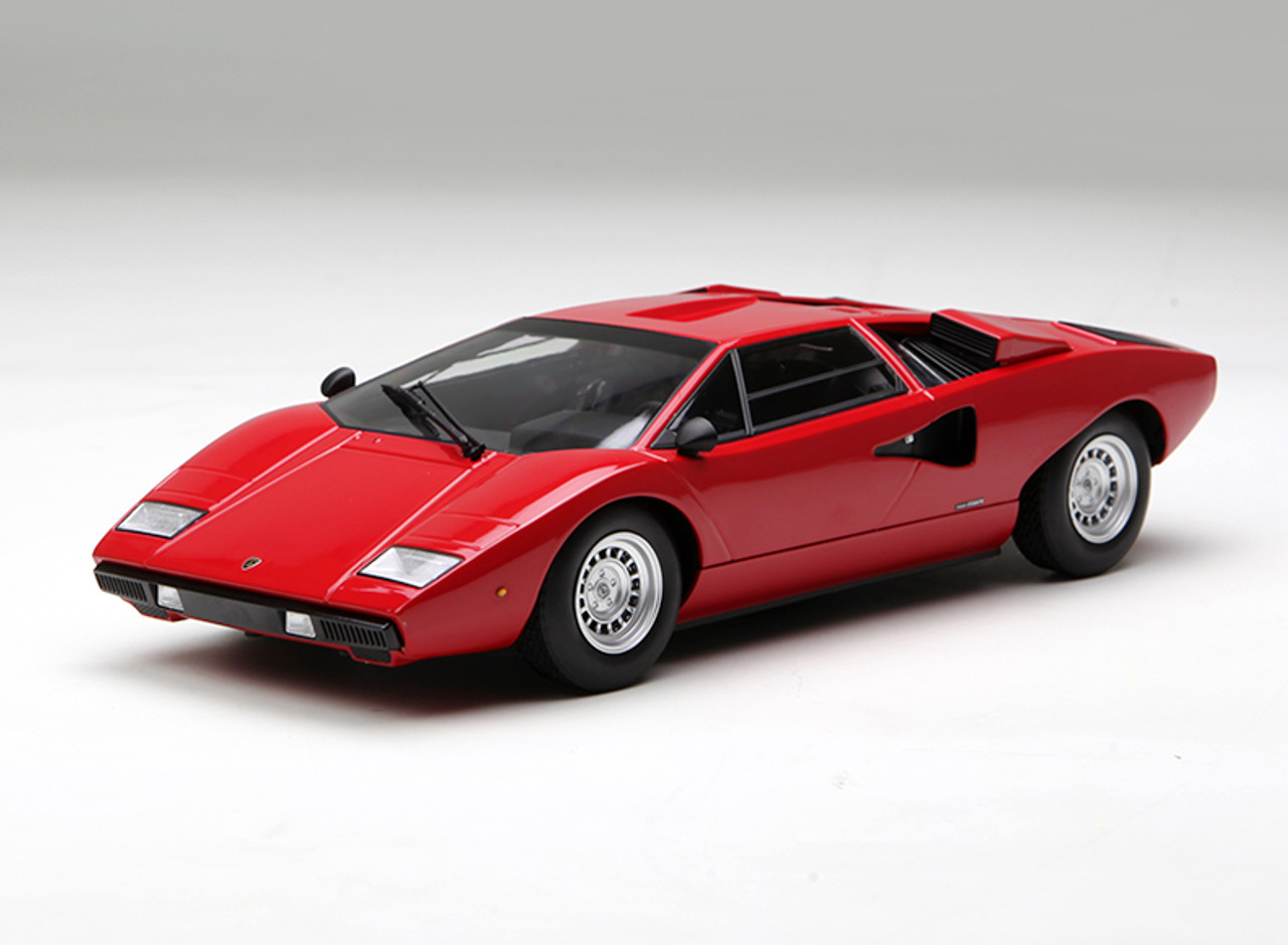 京商　1/18 lamborghini  COUNTACH Lamborghini Countach LP 400 Red Diecast Model Car | Kyosho