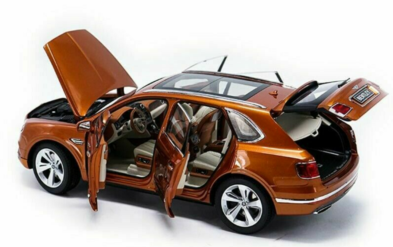 1/18 Kyosho Bentley Bentayga (Orange) Diecast Car Model