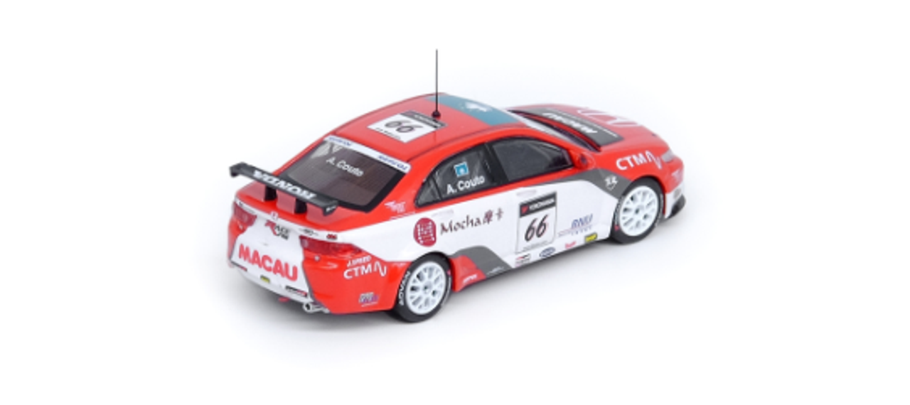 1/64 INNO64 HONDA ACCORD Euro-R (CL7) #66 "N. Technology" Macau World Touring Car Championship 2008 - Andre Couto Diecast Car Model