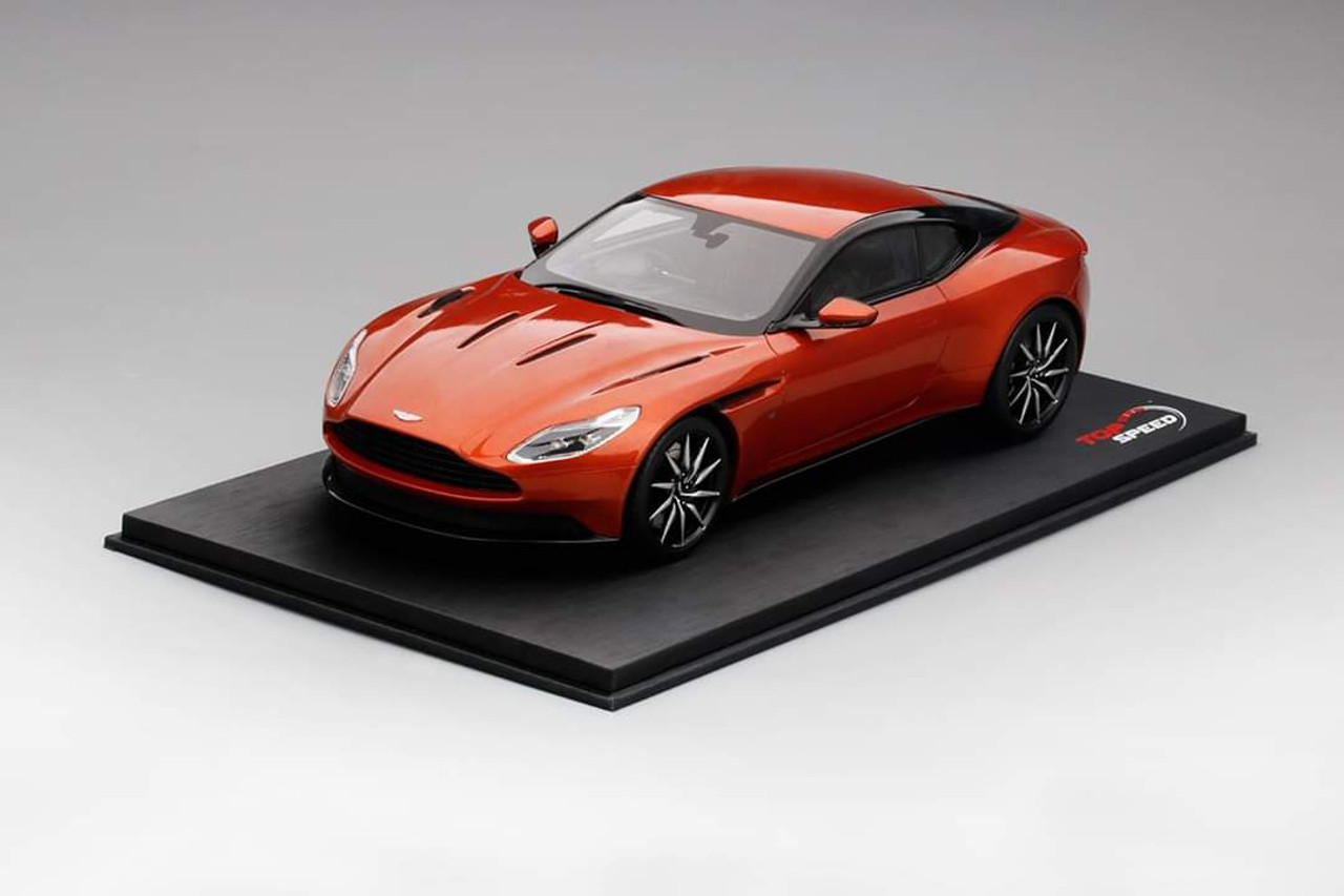 1/18 Top Speed Aston Martin DB11 - Cinnabar Orange Resin Car Model