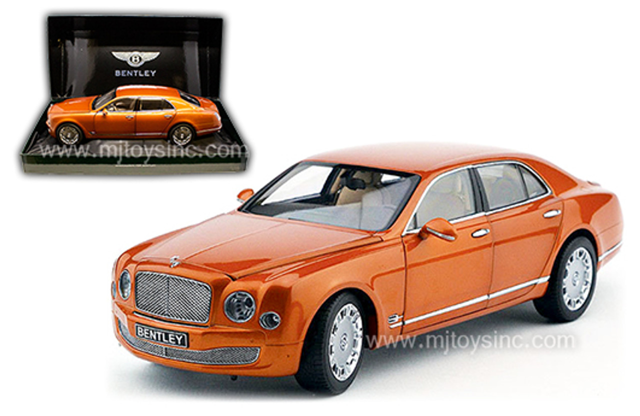 1/18 Minichamps 2010 Bentley Mulsanne (Orange) Diecast Car Model