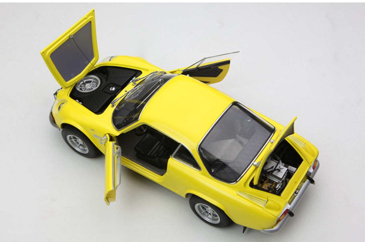 1/18 Kyosho Renault Alpine A110 1600S (Yellow) Diecast Car Model