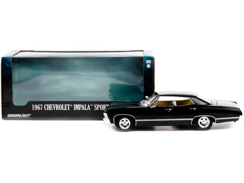 1/24 Greenlight 1967 Chevrolet Impala Sport Sedan Tuxedo (Black