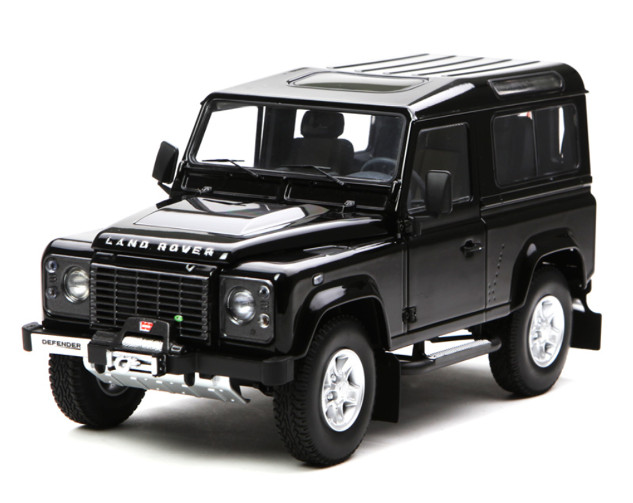 1/18 Kyosho Land Rover Defender 90 Short Wheelbase (Black) Diecast Car Model