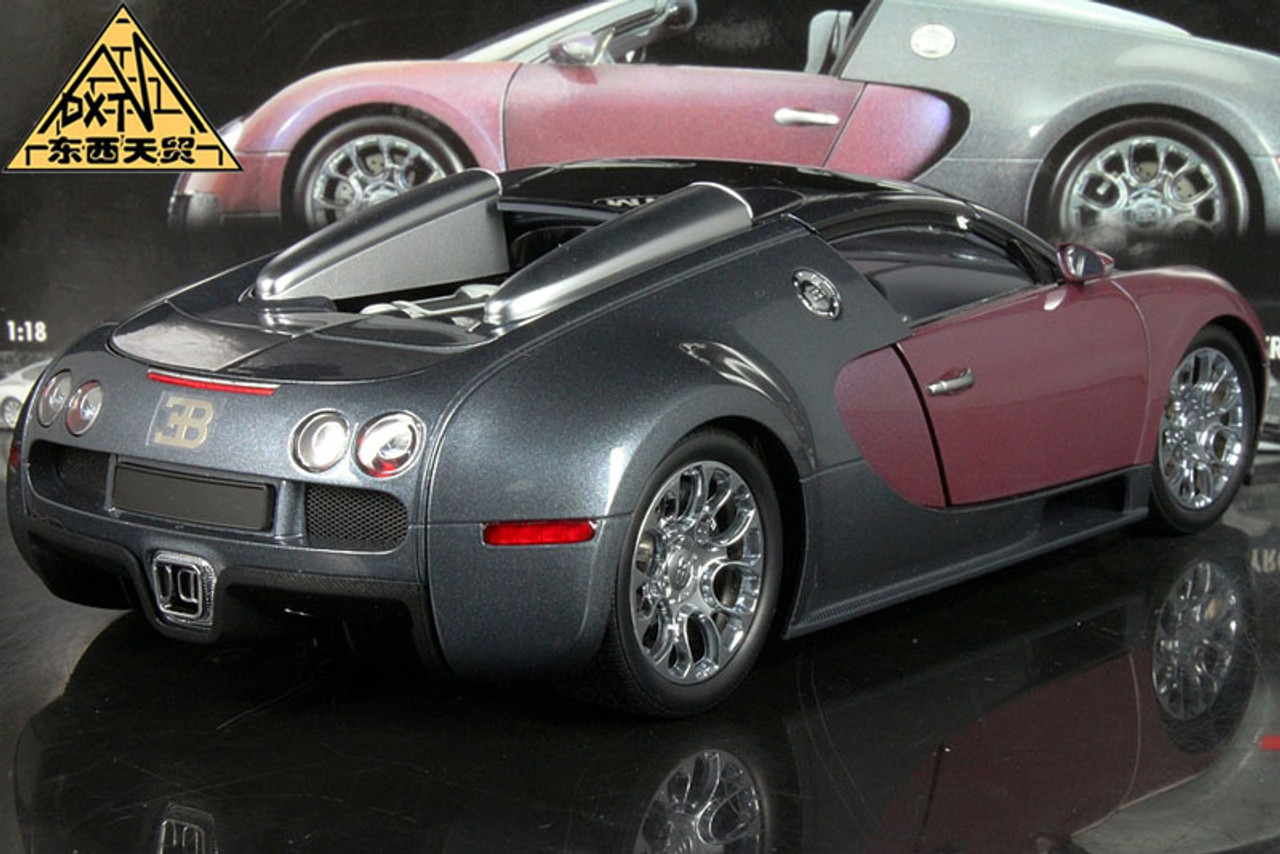 1/18 Minichamps 2009 Bugatti Veyron 16.4 (GRAY / LILA) Diecast Car Model -  LIVECARMODEL.com