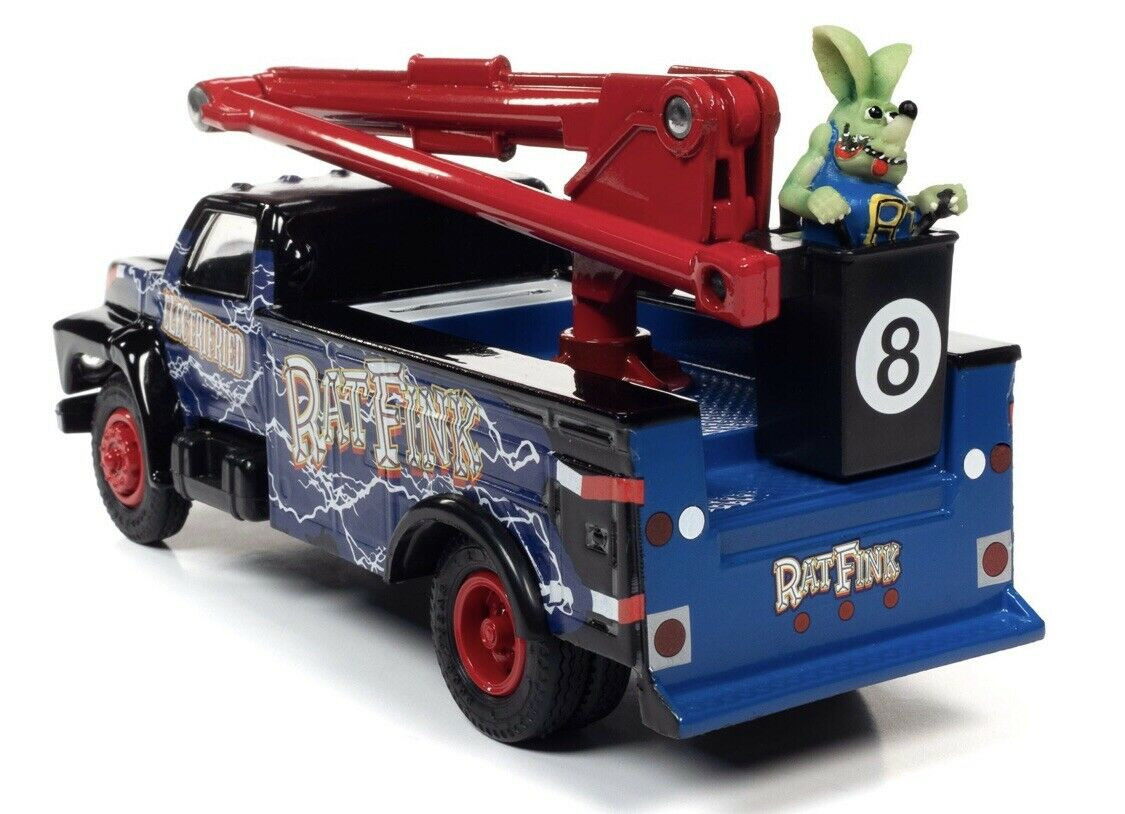 1/34 Auto World Rat Fink 1990 Ford Utility Bucket Truck Diecast