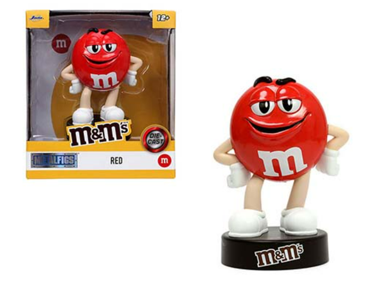 1/12 Jada 4" Metal M&M Peanut Red Figure