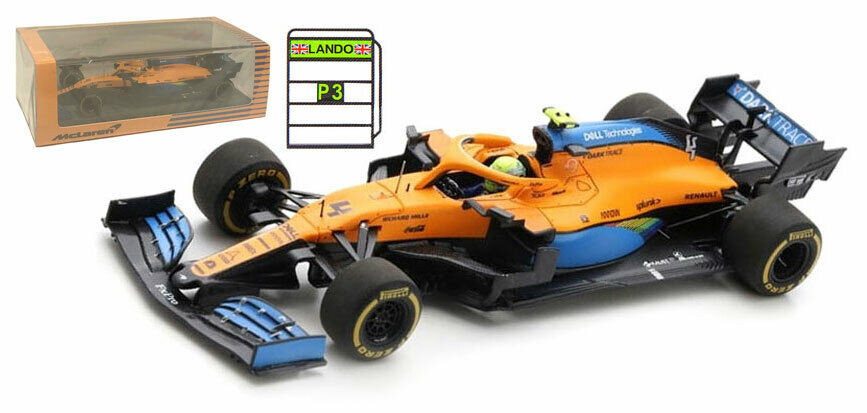 1/43 McLaren MCL35 No.4 McLaren F1 Team 3rd Austrian GP 2020 Lando