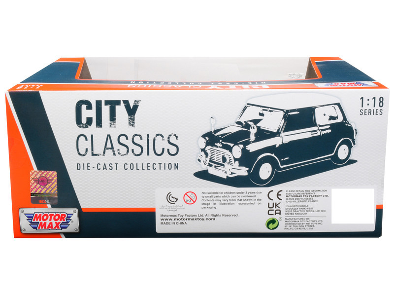 1/18 Motormax 1961-1967 Morris Mini Cooper RHD (Right Hand Drive
