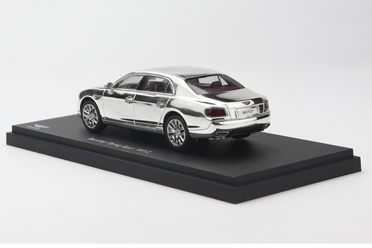 1/43 Kyosho Bentley Continental Flying Spur (Chrome) Enclosed Diecast Car Model