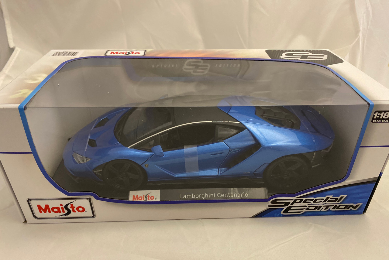 1/18 Maisto Lamborghini Centenario (Blue) Diecast Car Model
