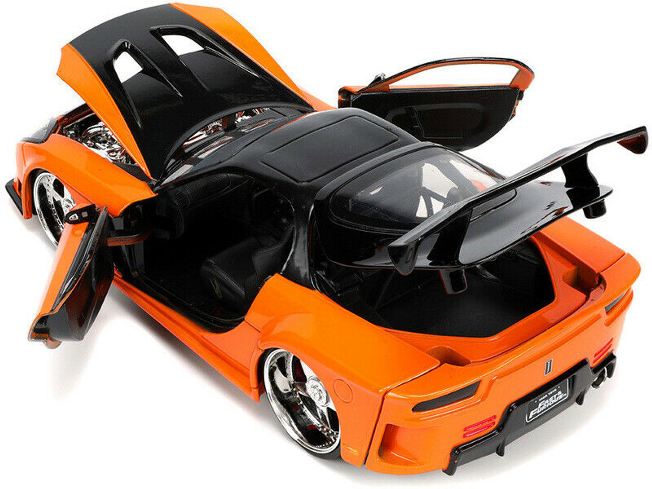 1/24 Jada 1995 Mazda RX-7 Widebody RHD (Right Hand Drive) Orange