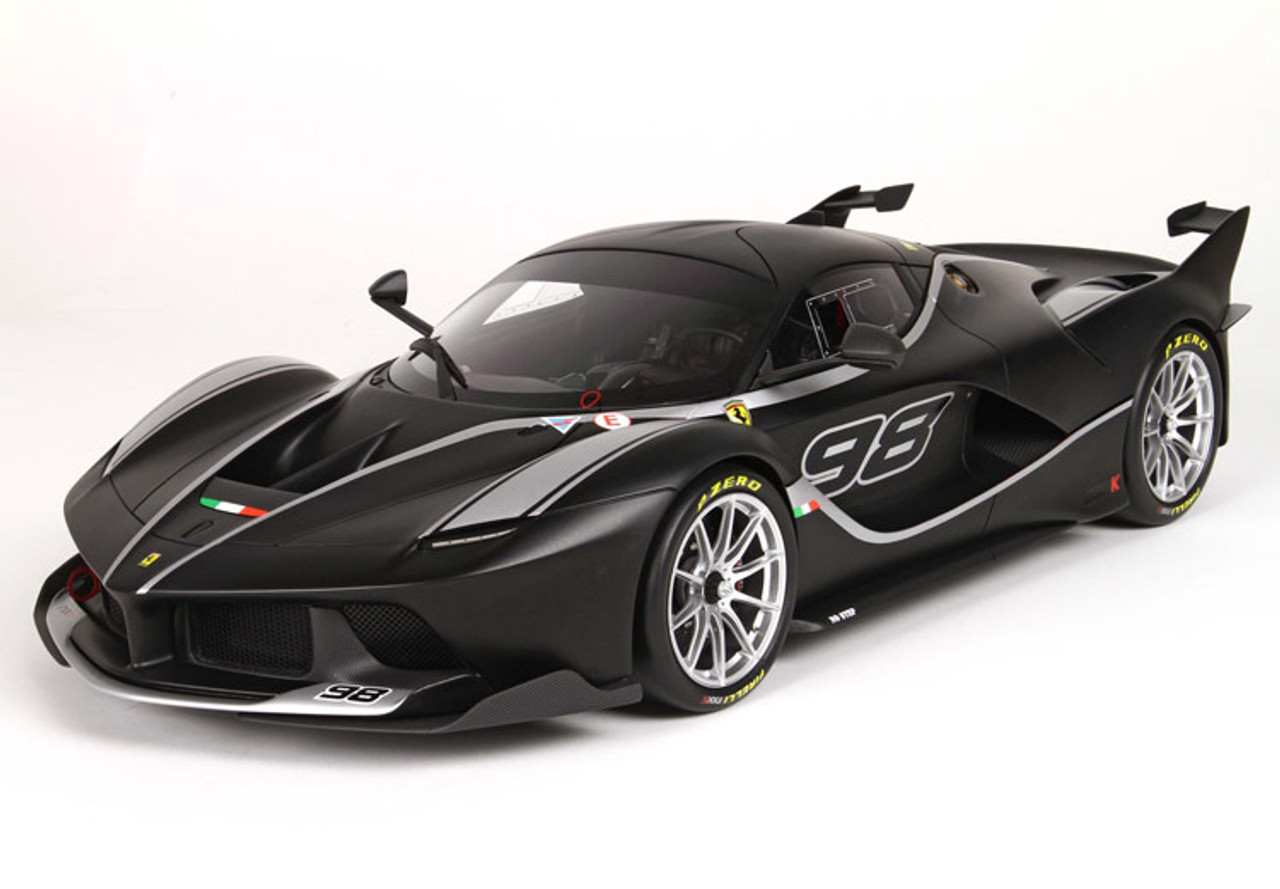 1/12 BBR Ferrari LaFerrari FXXK No.98 (Matte Star Black) Enclosed Resin Car Model Limited 10