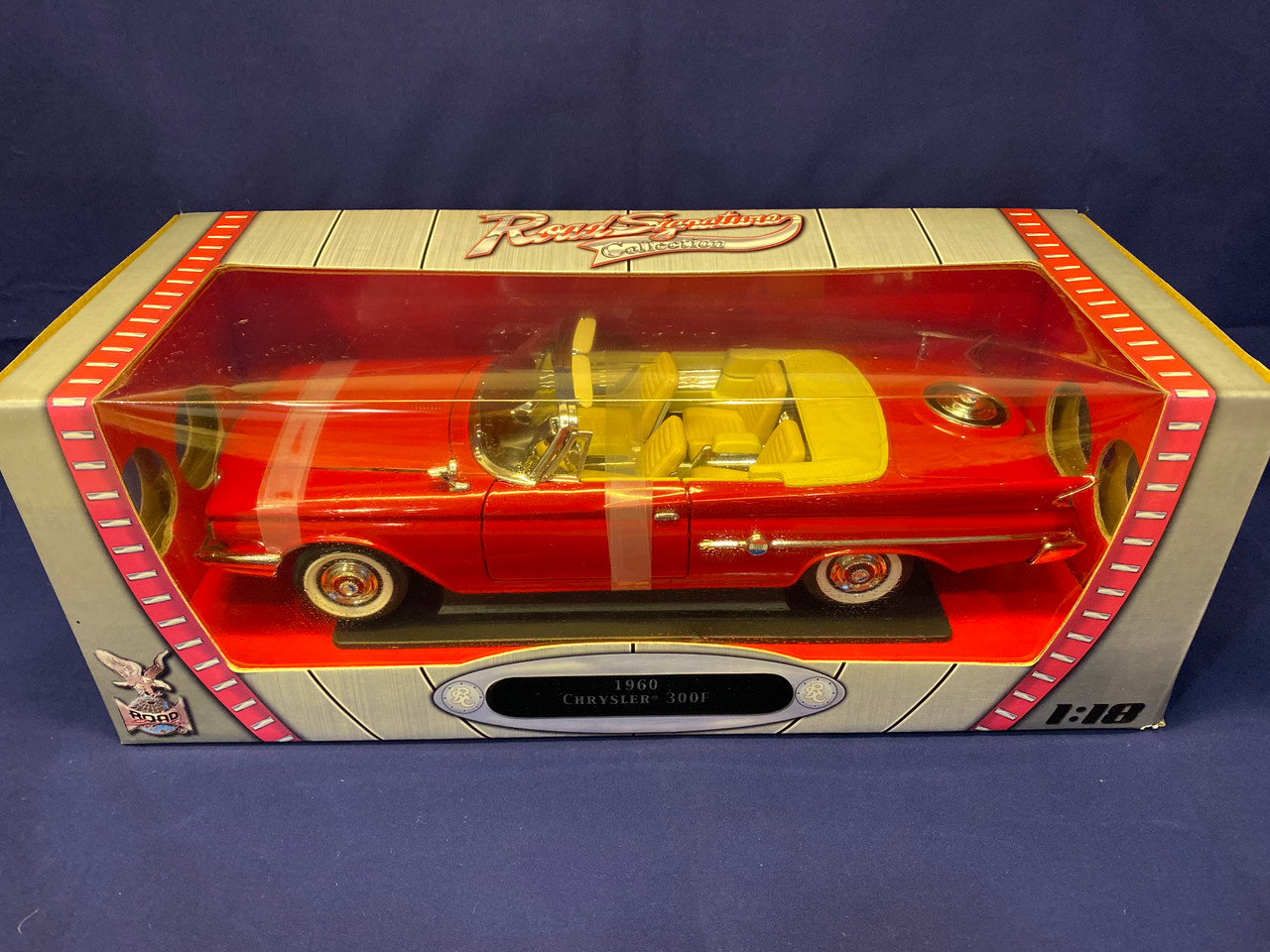 1/18 Road Signature 1960 Chrysler 300F (Red) Diecast Car Model