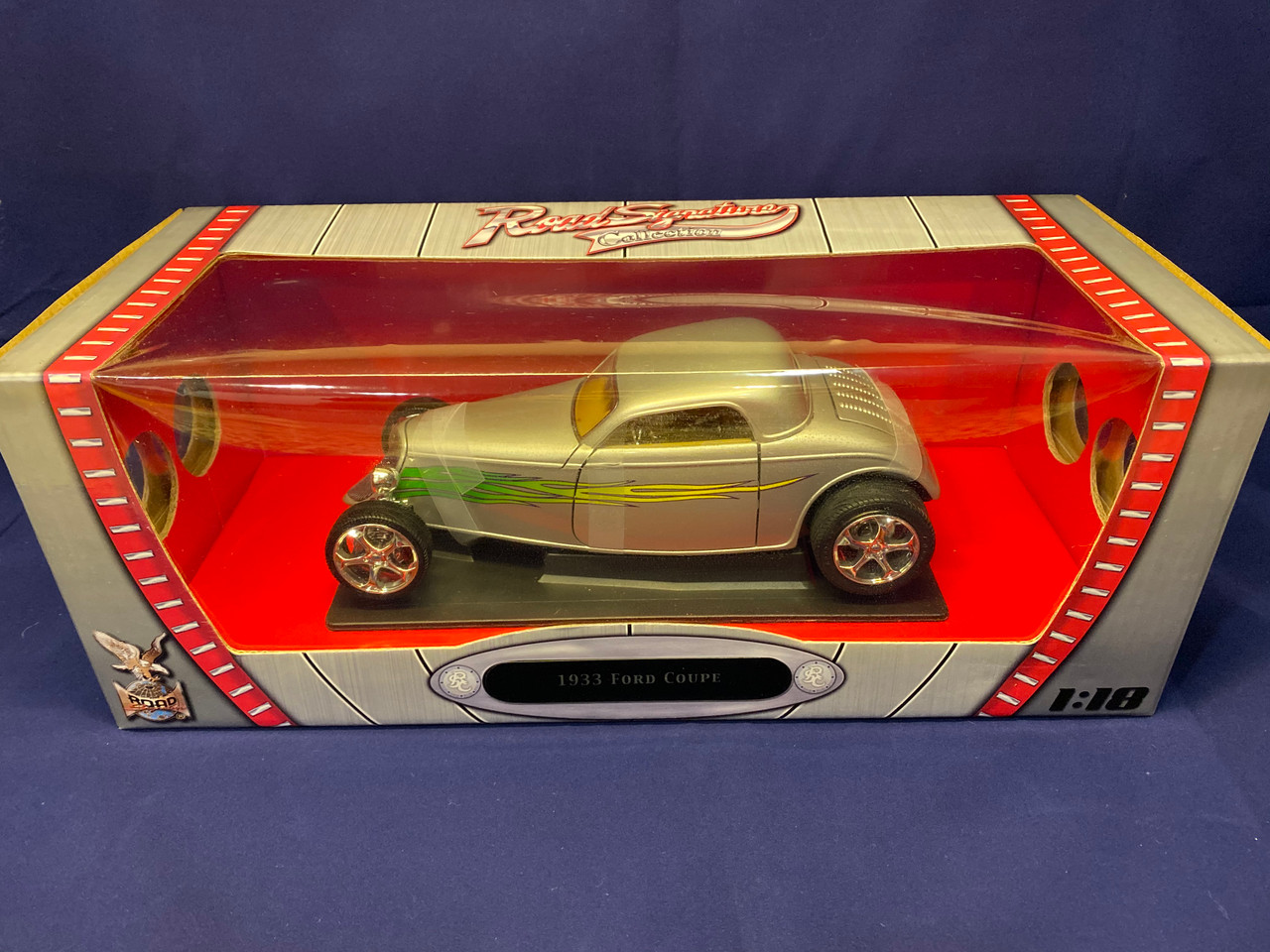 ★ 33 FORD COUPE ★ フォード クーペ ★ 1/18 1/18 Road Signature 1933 Ford Coupe (Silver) Diecast Car