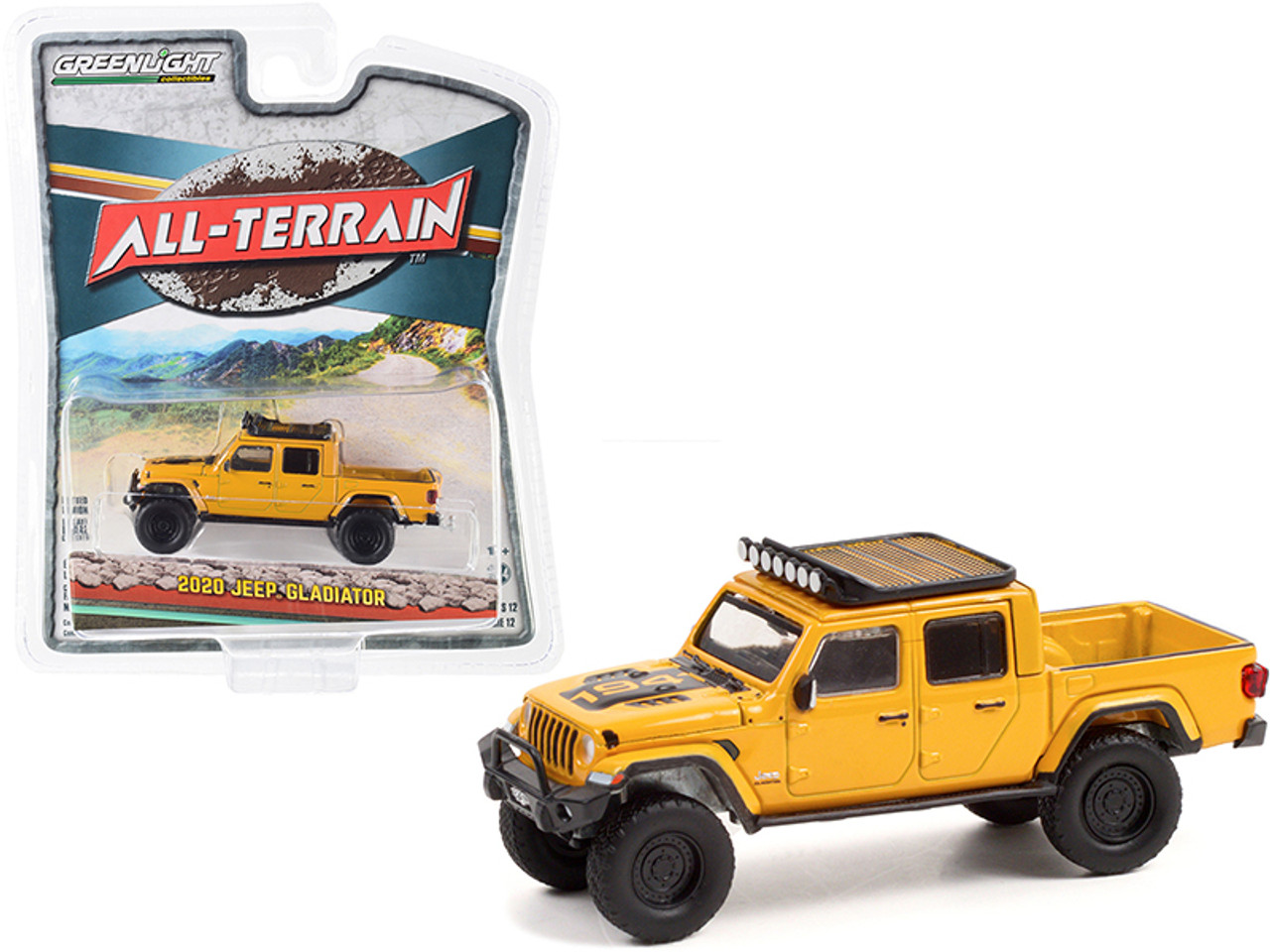 2020 Jeep Gladiator Pickup Truck with Off-Road Parts Yellow 