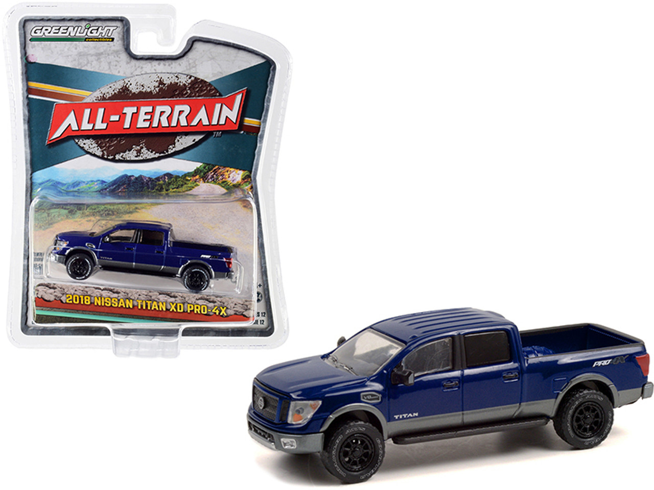2018 Nissan Titan XD Pro-4X Pickup Truck Dark Blue 