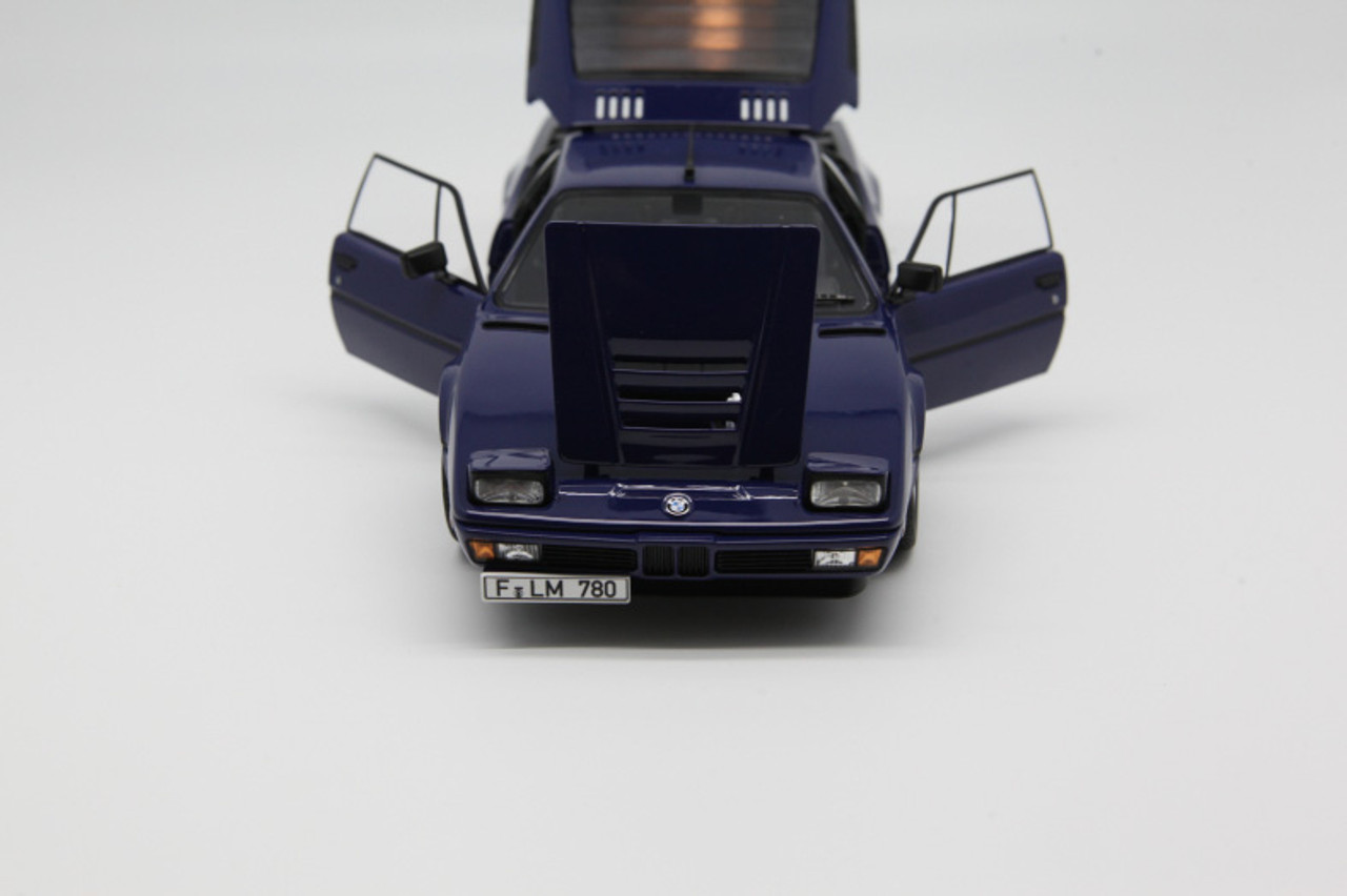 1/18 Norev BMW M1 (Blue) Diecast Car Model - LIVECARMODEL.com