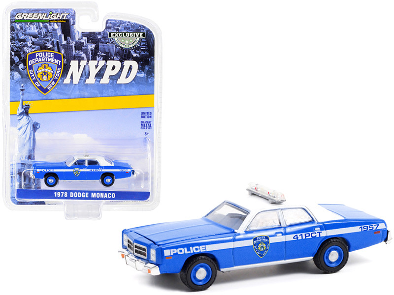 1978 Dodge Monaco Blue with White Top 
