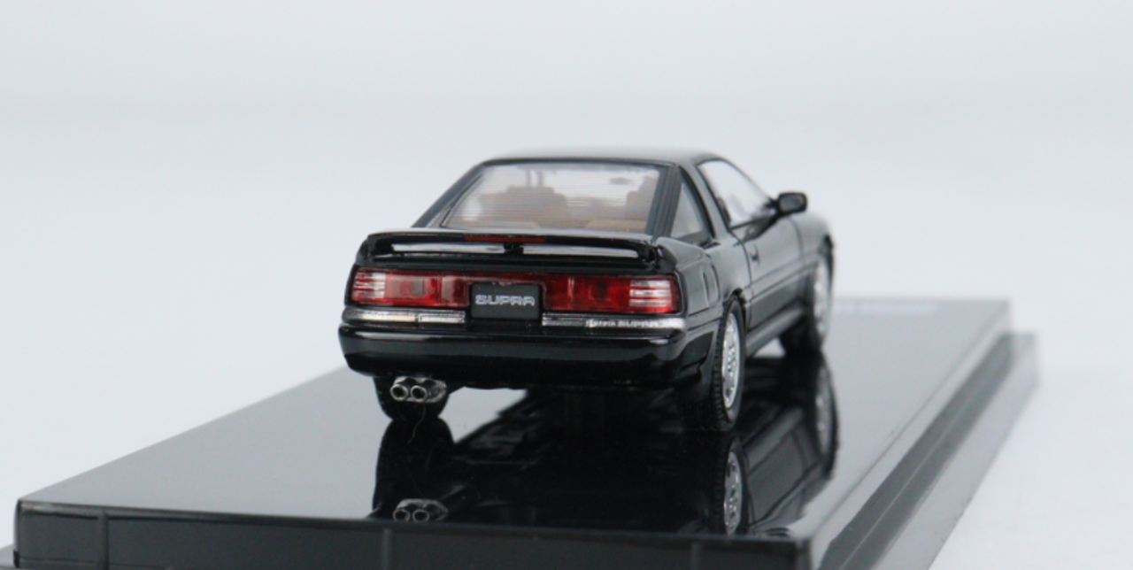  1/64 Hobby Japan Toyota Supra (A70) 3.0GT Turbo Limited Turbo A Duct Black Diecast Car Model