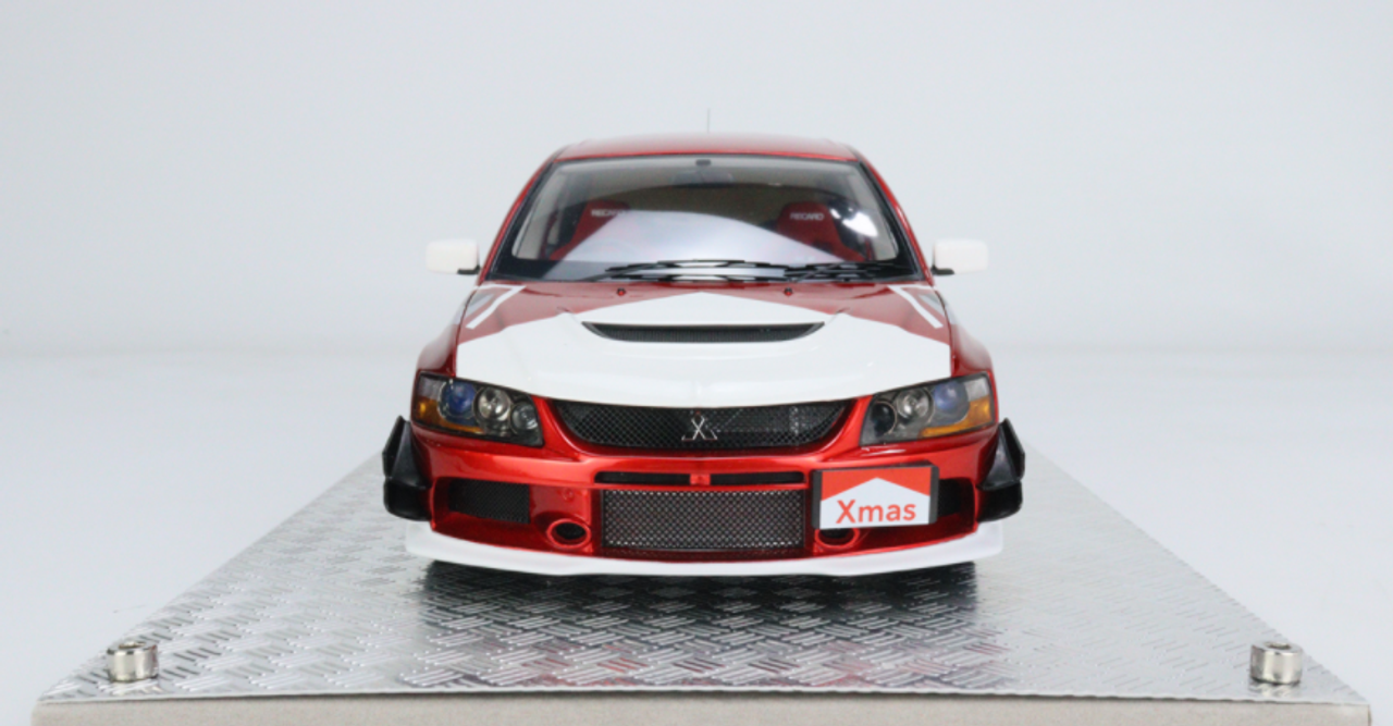 1/18 AGU Mitsubishi Lancer Evo IX Evo 9 with Headlights Christmas Edition Limited 199 Pieces