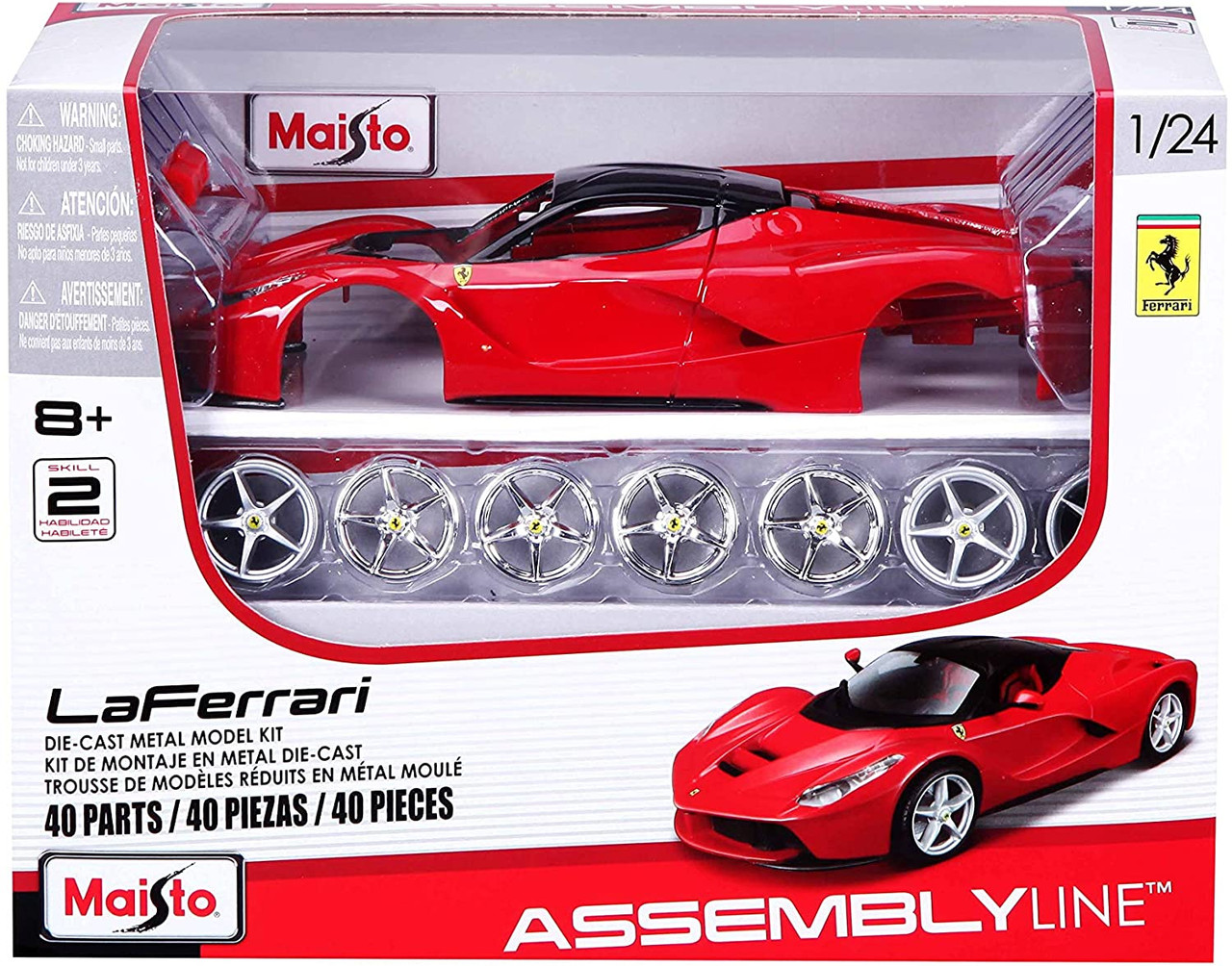 1/24 Maisto Assembly Line Ferrari LaFerrari (Red) Diecast Car Model