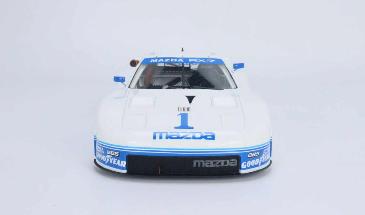 1/18 Top Speed Mazda RX-7 GTO #1 1990 IMSA Mid-Ohio 250Km Winner Resin Car  Model