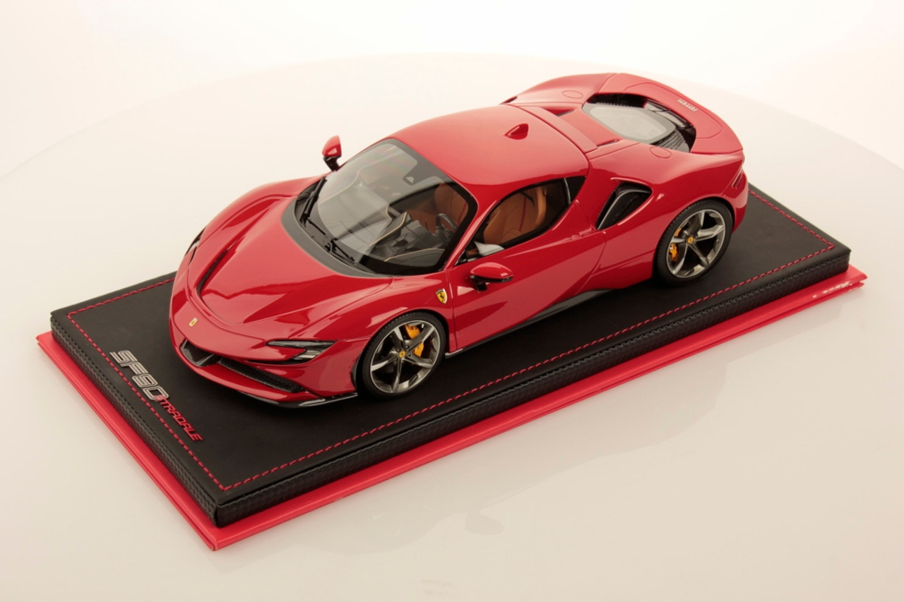 1/18 MR Ferrari SF90 Stradale (New Rosso Corsa Red Metallic) Resin Car Model Limited 25 Pieces