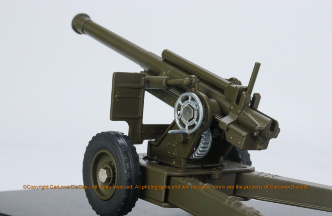 23R-013 ソリド 1/48 CANON HOWITZER 105MM 1/48 Solido Canon HOWITZER 105MM - Green Camo - LIVECARMODEL.com