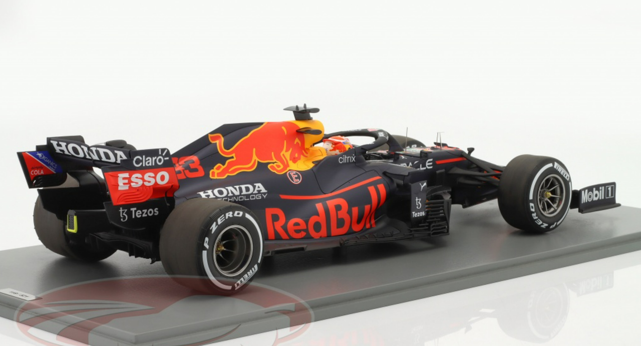 1/12 Spark 2021 Red Bull Racing Honda RB16B No.33 Red Bull Racing Winner  Dutch GP 2021 Max Verstappen With Acrylic Cover Limited 521 Pieces