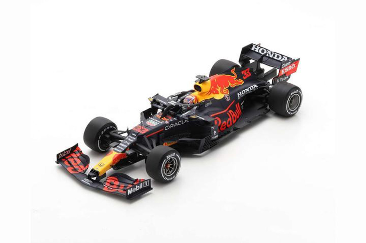 1/12 Spark 2021 Red Bull Racing Honda RB16B No.33 Red Bull Racing Winner Dutch GP 2021 Max Verstappen With Acrylic Cover Limited 521 Pieces
