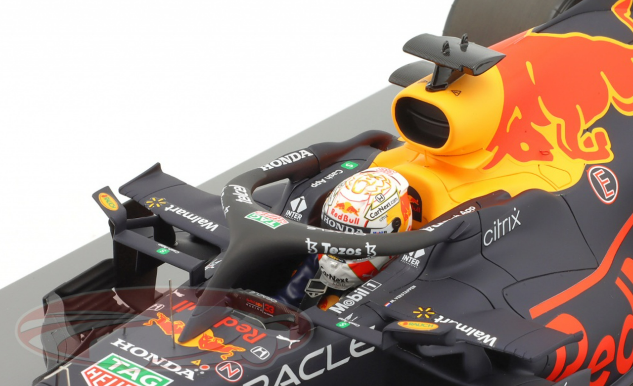 1/12 Red Bull Racing Honda RB16B No.33 Red Bull Racing Winner Monaco GP 2021 Max Verstappen With Acrylic Cover Limited 521 Pieces