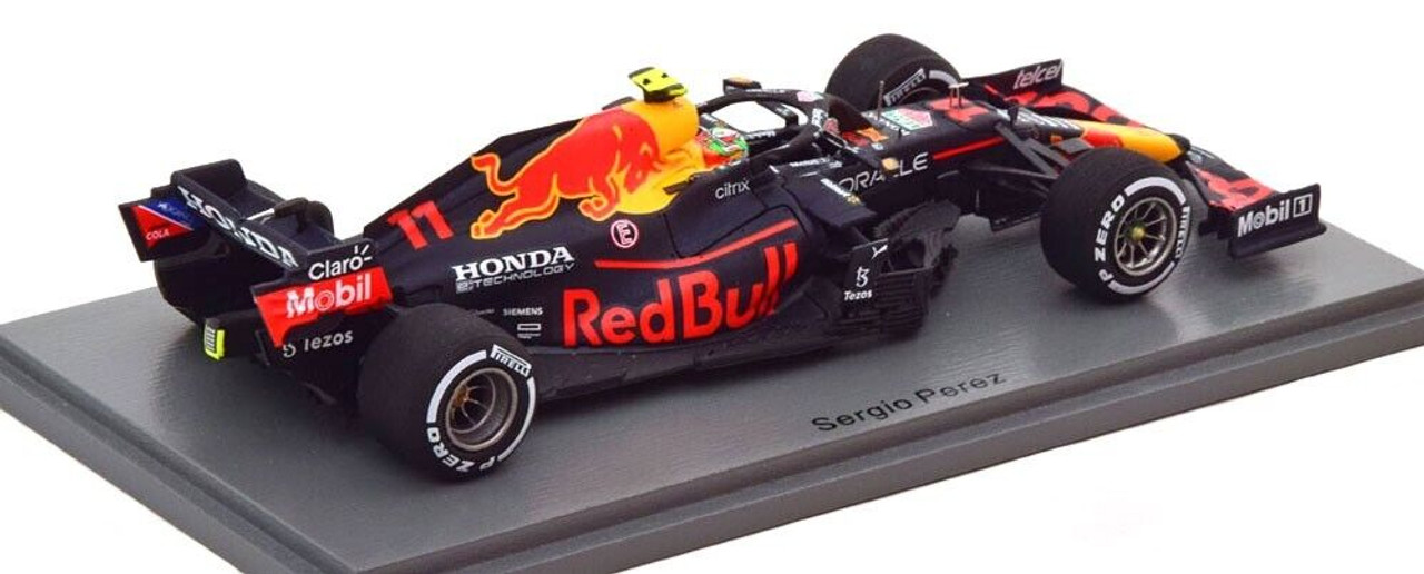 1/43 Spark 2021 Red Bull Racing Honda RB16B No.11 Red Bull Racing 3rd Mexican GP Sergio Perez With No.3 Board