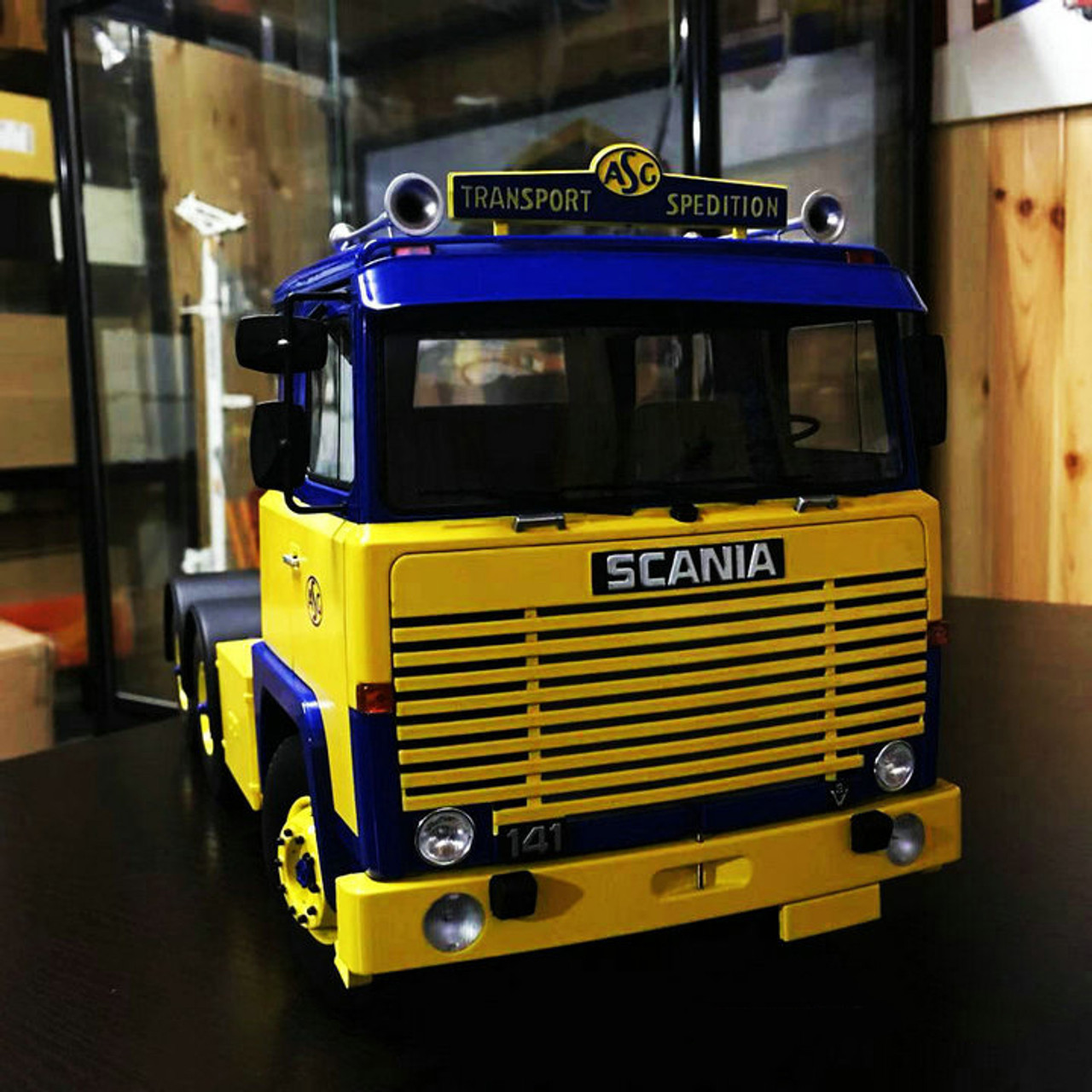 1/18 Road Kings 1976 Scania LBT 141 ASG TRUCK Diecast Car Model 