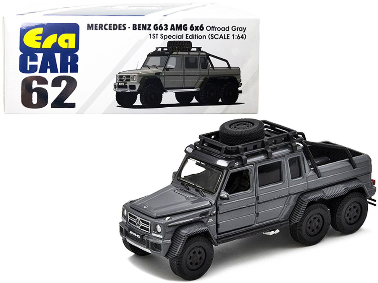 Mercedes Benz G63 AMG 6x6 Pickup Truck with Roof Rack