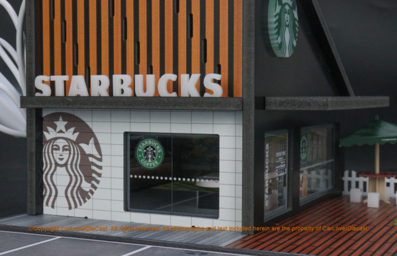 1/64 G-Fans Starbucks Building Diorama Model