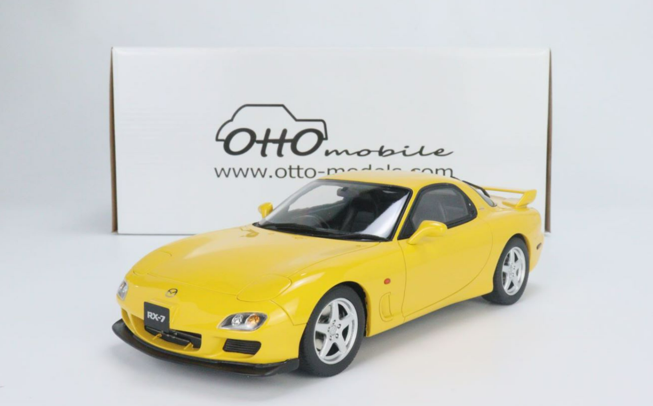 1/18 OTTO 1999 Mazda RX7 FD Type R Bathurst R (Yellow) Resin Car Model