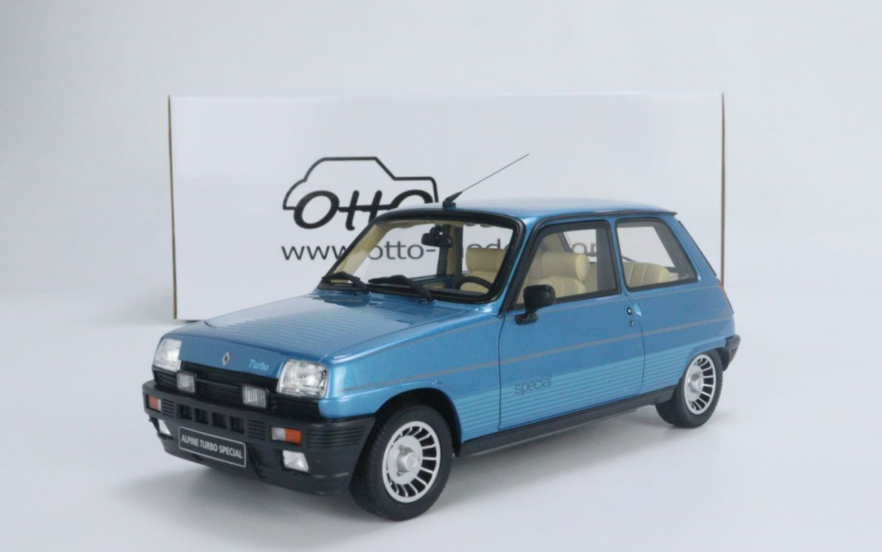 1/18 OTTO Renault 5 Alpine Turbo Special (Blue) Resin Car Model