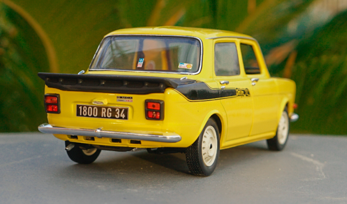 Miniature Norev 1/43 – Simca 1000 Rallye 2 SRT – Rallye Du Printemps 2015 (Modèle De Collection)
