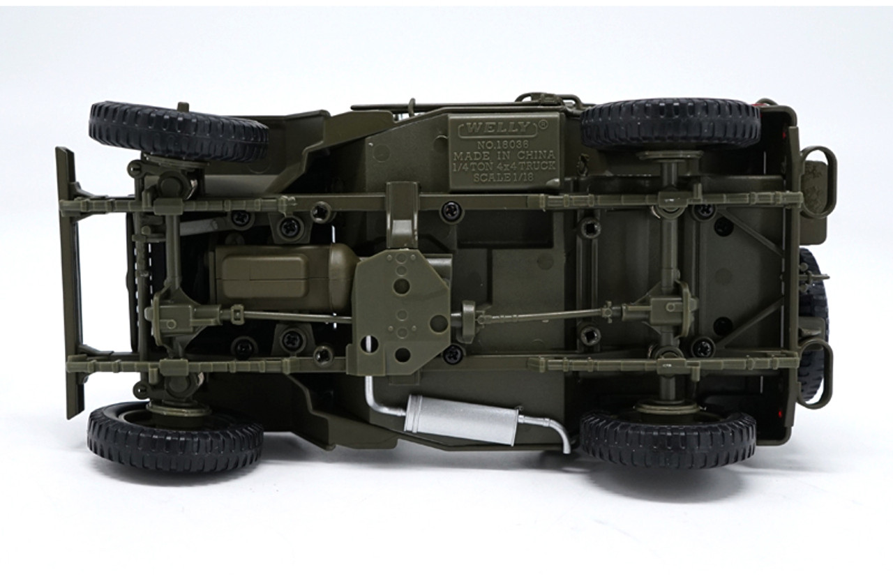 1/18 Welly FX Classic Jeep Willys M151 WW2 Quarter 1/4 Ton