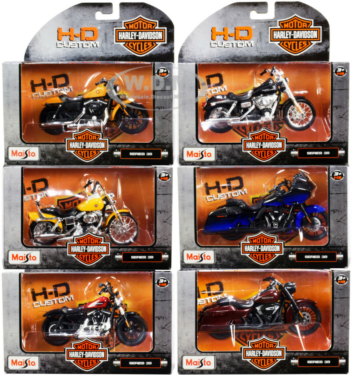 Maisto Harley-Davidson Harley Davidson Series 1:18 Motorcycle 1⁄18