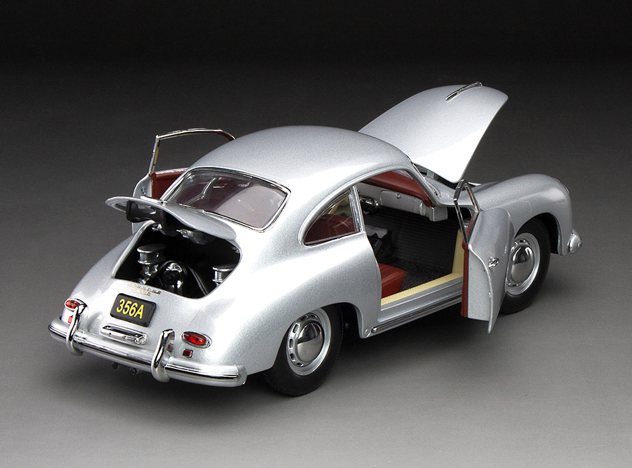 1/18 Sunstar 1957 Porsche 356A 1500 GS Carrera GT (Silver) Diecast Car Model