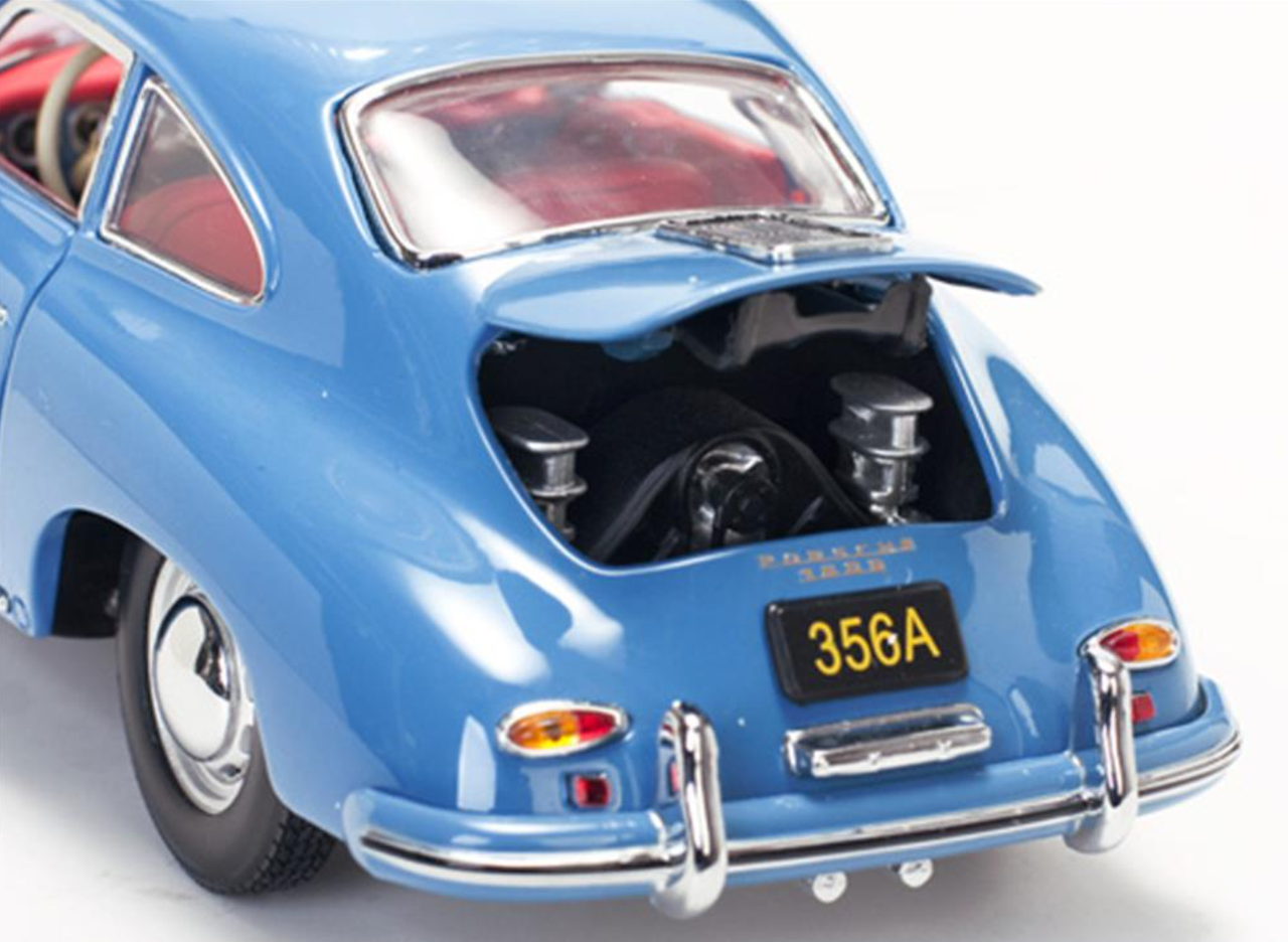1/18 Sunstar 1957 Porsche 356A 1500 GS Carrera GT (Blue) Diecast Car Model