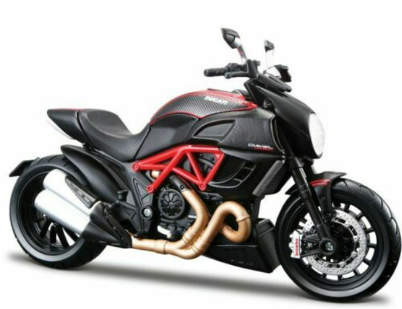 1/12 Maisto Ducati Diavel Carbon (Black & Red) Model