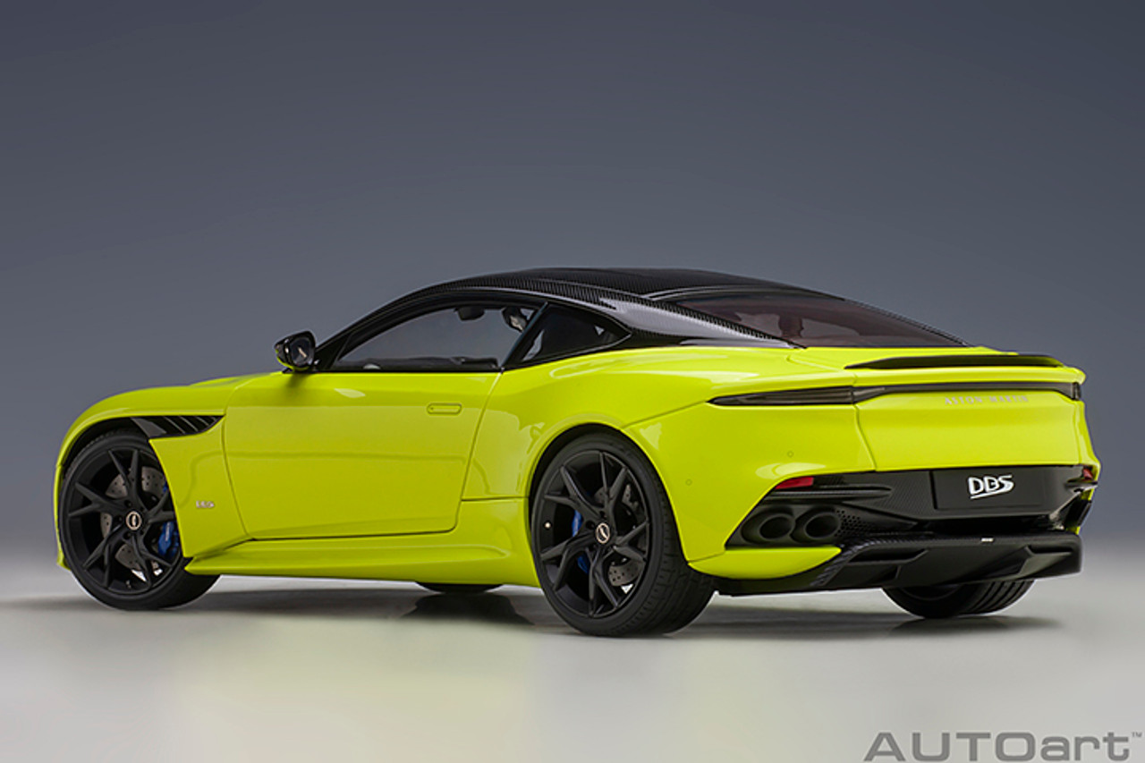 1/18 AUTOart Aston Martin DBS Superleggera (Lime Essence Yellow) Car Model